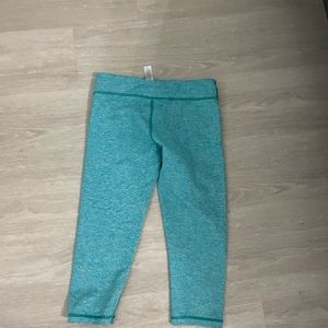 Size 14 teal color crop yoga pants